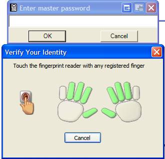 FingerPrintPasswordMinder