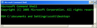 Microsoft Command Shell