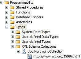 SQL 2005 XML Collections