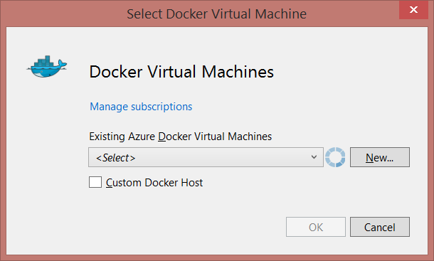 Selecting a Docker VM