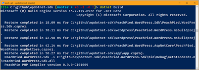 Compiling WordPress to .NET Core