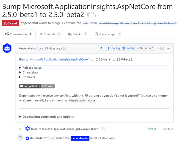 Bump Microsoft.ApplicationInsights.AspNetCore from 2.5.0-beta1 to 2.5.0-beta2