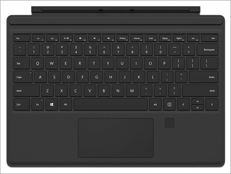 Using the Surface Pro 4 Type Cover with Fingerprint Reader on a Surface Pro 3