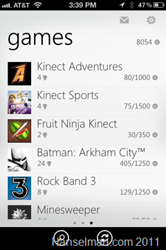 Xbox Achievements on iPhone