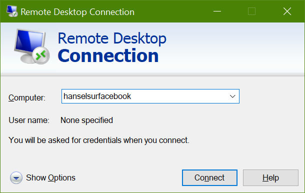 How to Remote Desktop (RDP) into a Windows 10 Azure AD joined 