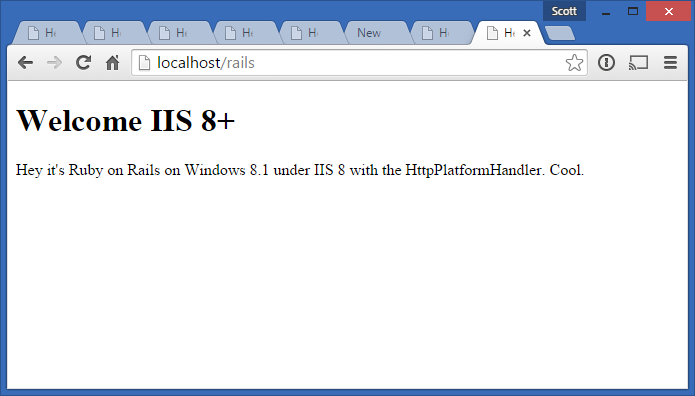 Ruby on Rails on IIS on Windows