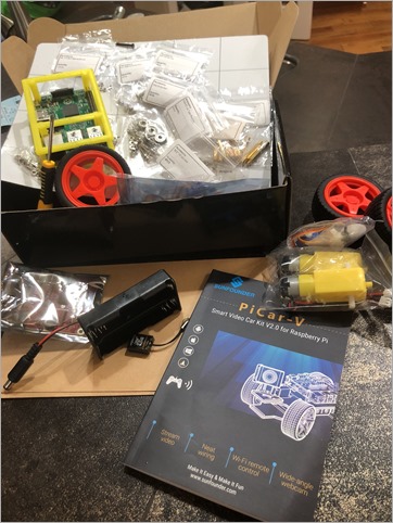 Preparing to build the SunFounder Raspberry Pi car