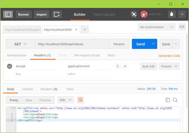 Postman is a great way to explore WebAPIs