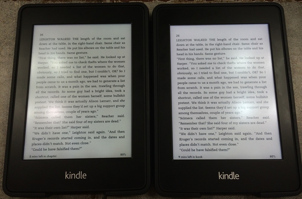 amazon kindle paperwhite comparison