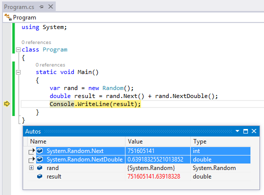 Return Values