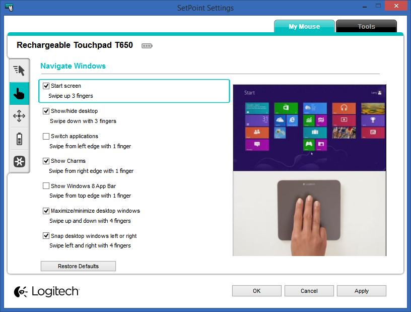 Logitech Touchpad