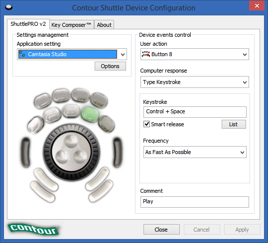 ShuttlePro Config