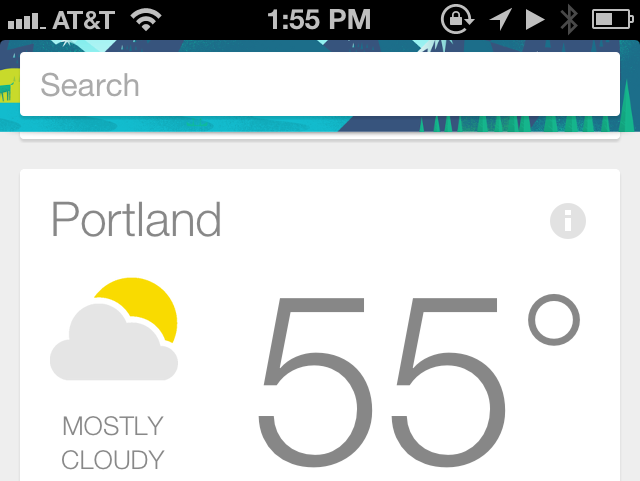 Google Now for iOS