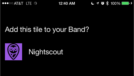 Adding a Web Tile to my Band