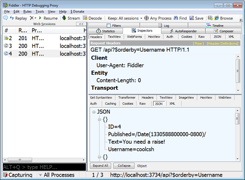 Web API with an orderby querystring