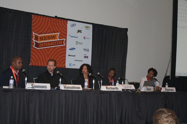 Our Diversity Panel at SXSW - Photo by Josette Rigsby