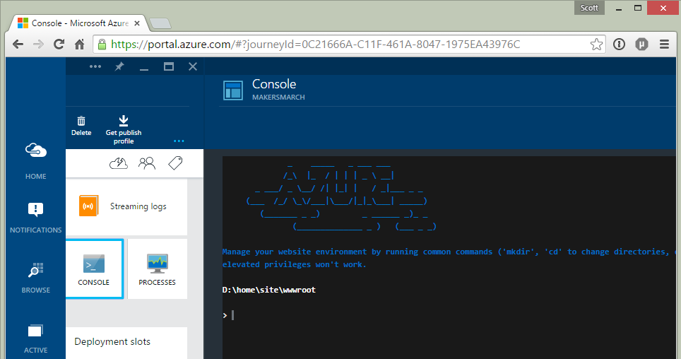 The New Azure Portal