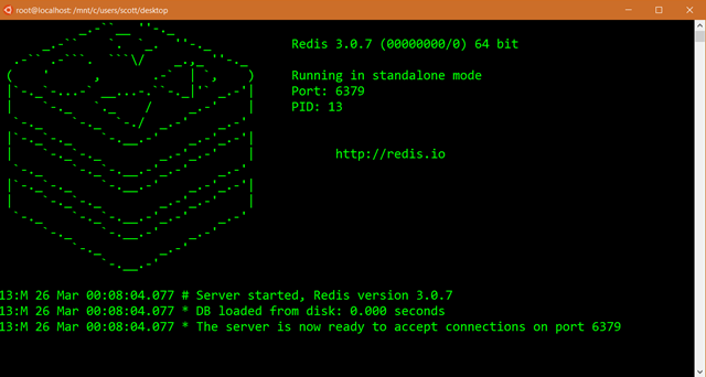 Running Redis Standalone on Windows