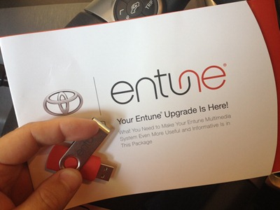 Toyota Entune 2.0.1 USB Stick Update