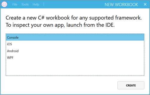 Xamarin Workbooks