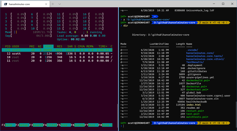 MultiPane Windows Terminal