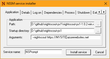 NSSM Service Installer