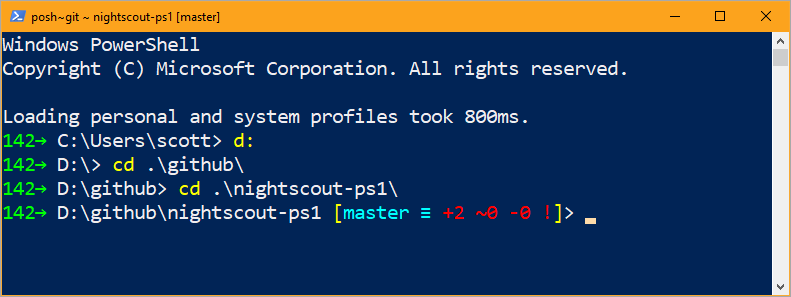 Blood Sugar and Git in PowerShell!