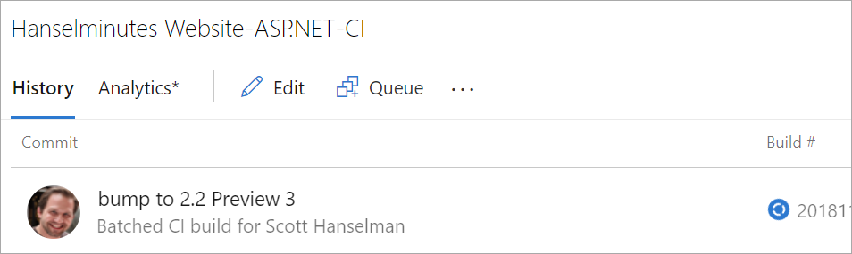 CI/CD pipeline build starting