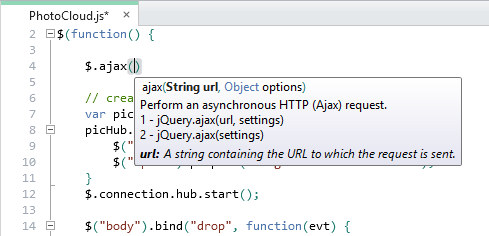 Intellisense in JavaScript