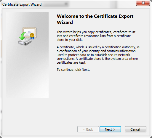 04 - Certificate Export