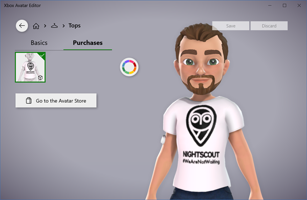 Diabetes CGM on an Xbox avatar