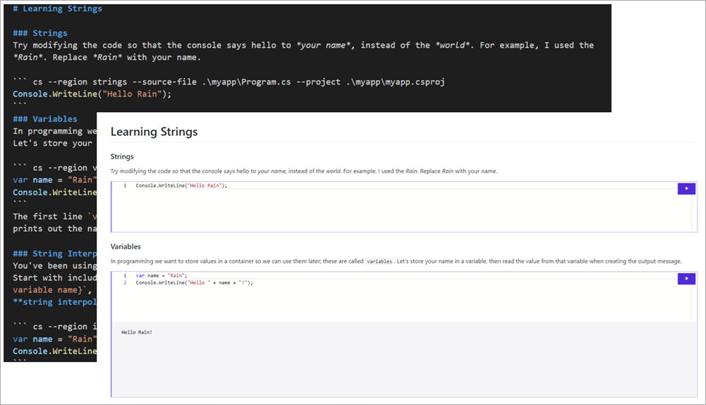 Code Fences within Markdown