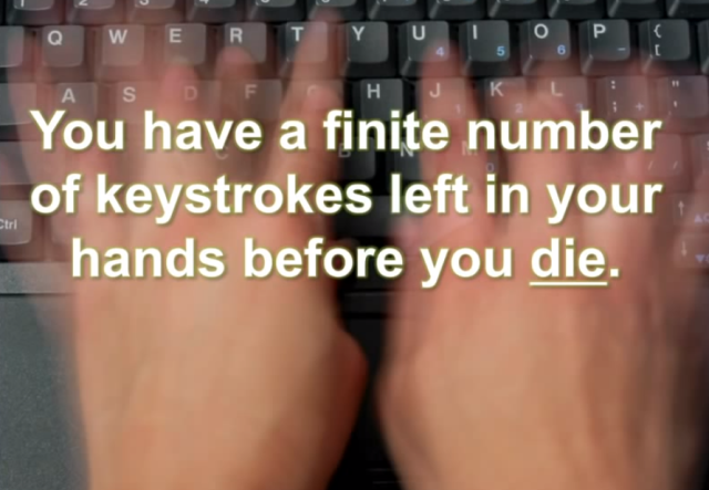 Conserve Your Keystrokes