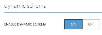 Azure Mobile Services Dynamic Schema