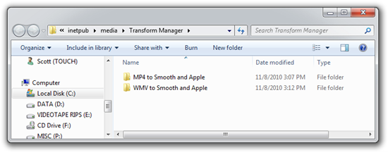 Transform Manager