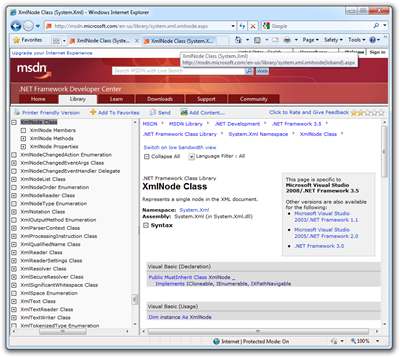 XmlNode Class (System.Xml) - Windows Internet Explorer