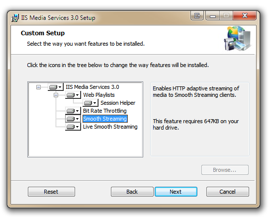 IIS Media Services 3.0 Setup