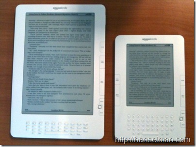 Amazon Kindle vs. Amazon Kindle DX