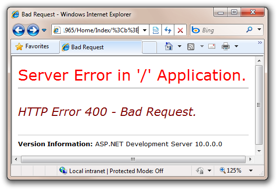 Bad Request - Windows Internet Explorer (2)