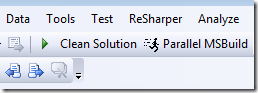 Parallel MSBuild Button in Visual Studio