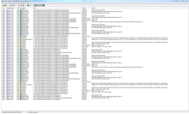 Process Monitor - Sysinternals www.sysinternals.com