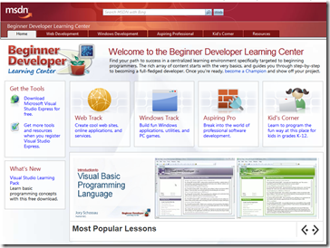 MSDN Beginner