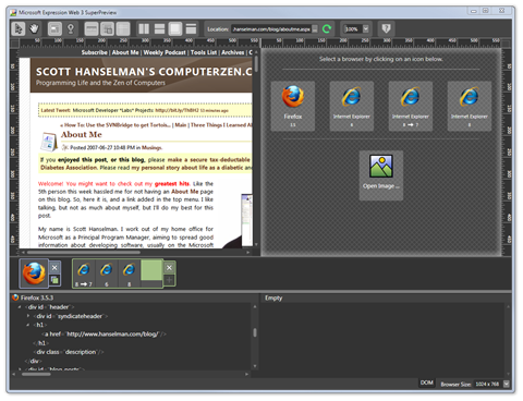 Microsoft Expression Web 3 SuperPreview (3)