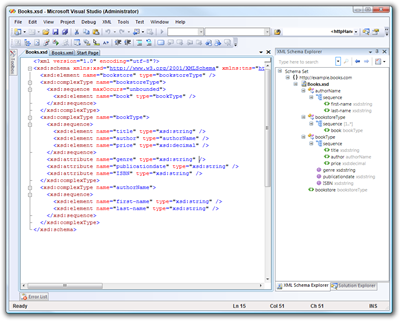 XML Schema Designer
