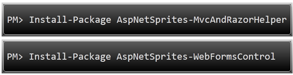 Install-Package AspNetSprites-MvcAndRazorHelper