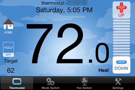 Ipod:  Filtrete Touchscreen WiFi-Enabled Programmable Thermostat